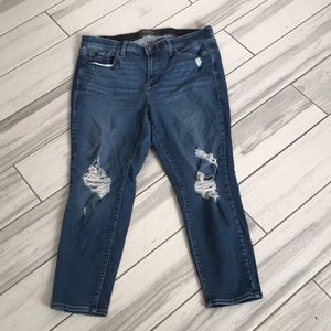 TORRID CROP SKY HIGH SKINNY PREMIUM STRETCH HIGH-RISE JEAN | 34